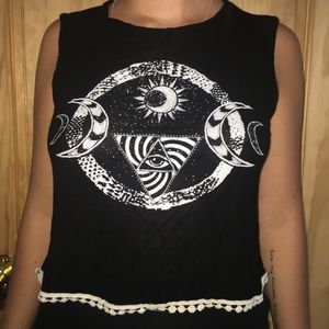 Unique designed crop top